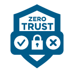 Zero Trust-Icon navy